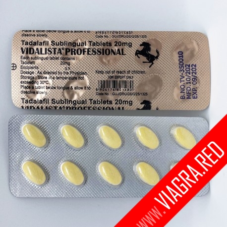 سياليس تحت اللسان 20mg تادالافيل نعناع (عام ، فيداليستا بروفيشنال ، سريع المفعول)